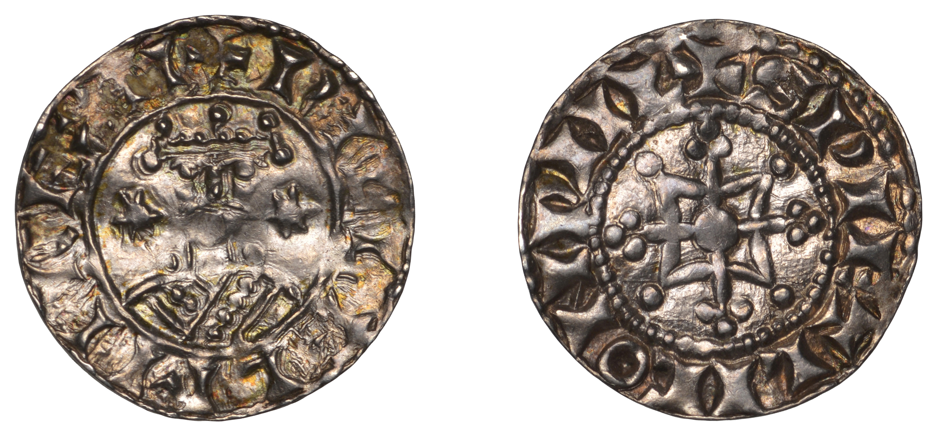 William I (1066-1087), Penny, Two Stars type [BMC V], Wallingford, Svertingr or Sweartlinc,...