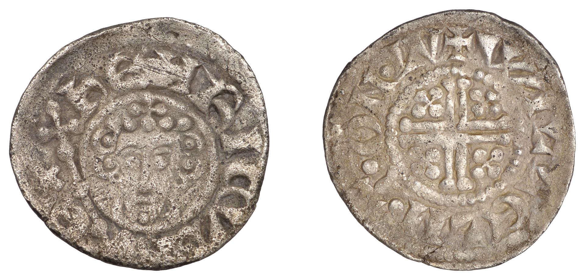 John (1199-1216), Penny, class Vb2, London, Willelm T, willelm Â· t Â· on Â· lv, 1.36g/10h (SCB...