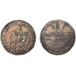 Charles I (1625-1649), Oxford mint, Crown, 1644, a silver electrotype copy of Rawlins' celeb...