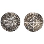 Henry V (1413-1422), Groat, class Ca, mm. cross pattÃ©e, henric di gra rex angl z franc, 'fro...