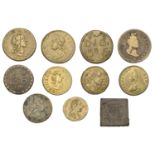 Assorted coin weights (11), 17th-18th century, various types [11]. Varied state Â£60-Â£80