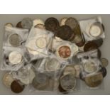 Miscellaneous, Assorted World coins, in silver (45), base metal (30) [75]. Varied state Â£15...