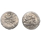 Qajar, Fath 'Ali Shah, Third-Riyal, type C, Dar al-'Ilm Shiraz 1230h, 3.38g/3h (A 2884; ICV...