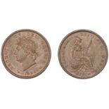 George IV (1820-1830), Penny, 1826, rev. A (BMC 1422; S 3823). Extremely fine, surface sligh...