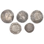 Elizabeth I, Third issue, Threehalfpence, 1561, mm. pheon, bust 3G, medium flan, large rose,...