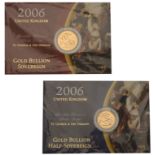 Elizabeth II, Sovereign and Half-Sovereign, 2006 [2]. As struck; in original Royal Mint pack...