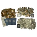 George VI, cupro-nickel Halfcrowns (21), Florins (17), Shillings (73), Sixpences (12); Eliza...