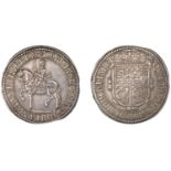 Charles I (1625-1649), Third coinage, Briot's issue, Thirty Shillings, mm. flower and b on o...