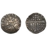 Edward III (1327-1377), Pre-Treaty period, Penny, series G, London, annulet in each quarter...
