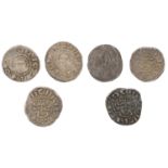 Henry III (1216-1272), Pennies (6), London (2), class VIIa, Rauf, ravf on lvnde, 1.35g/12h,...