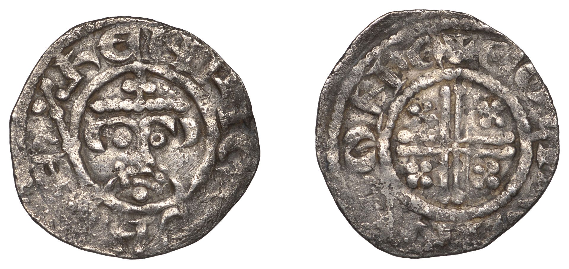 Richard I (1189-1199), Penny, class IVb, Canterbury, Goldwine, gold wine Â· on Â· c, 1.21g/9h...