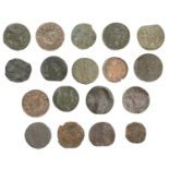 James I and Charles I, Farthings (18), various types [18]. Varied state Â£60-Â£80