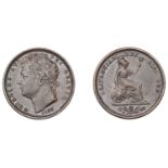 George IV (1820-1830), Half-Farthing, 1828 (BMC 1446; S 3826). About extremely fine Â£100-Â£1...
