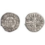 Edward I (1272-1307), Penny, class 7b, London, rose on breast, ns double-barred, 1.25g/7h (N...