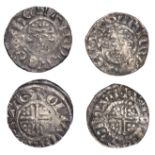 John (1199-1216), Pennies (2), both London, Walter, walter Â· on Â· lvn, class VIb1, 1.07g/3h,...