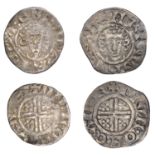 Henry III (1216-1272), Pennies (2), both class VIc1, Canterbury, Hiun, hivn Â· on Â· cante, 0....