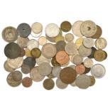 Miscellaneous, Assorted coins and tokens of Albania (2), Algeria (3), Angola, Argentina (3),...