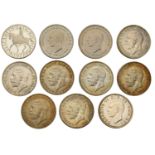 George V, Crowns (7), 1935 (S 4048); George VI, Crowns (3), 1937, 1951 (2) (S 4078, 4111); E...