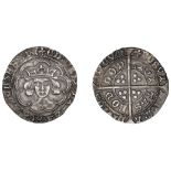 Edward IV (Second reign, 1471-1483), A mule with Henry VI (Restored), Groat, London, mm. cro...