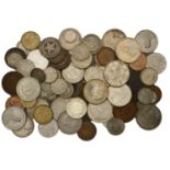 Miscellaneous, Assorted World coins, in silver (45), base metal (38) [83]. Varied state Â£15...