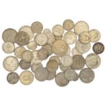 Miscellaneous, Coins of the World (50), all in silver [50]. Varied state Â£200-Â£300