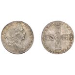 William III (1694-1702), Sixpence, 1697, third bust, large crowns (ESC 1233; S 3538). Extrem...