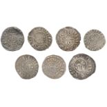 Henry III (1216-1272), Pennies (7), all class VIIc, London, Adam, adam on lvnde, 1.38g/6h, L...