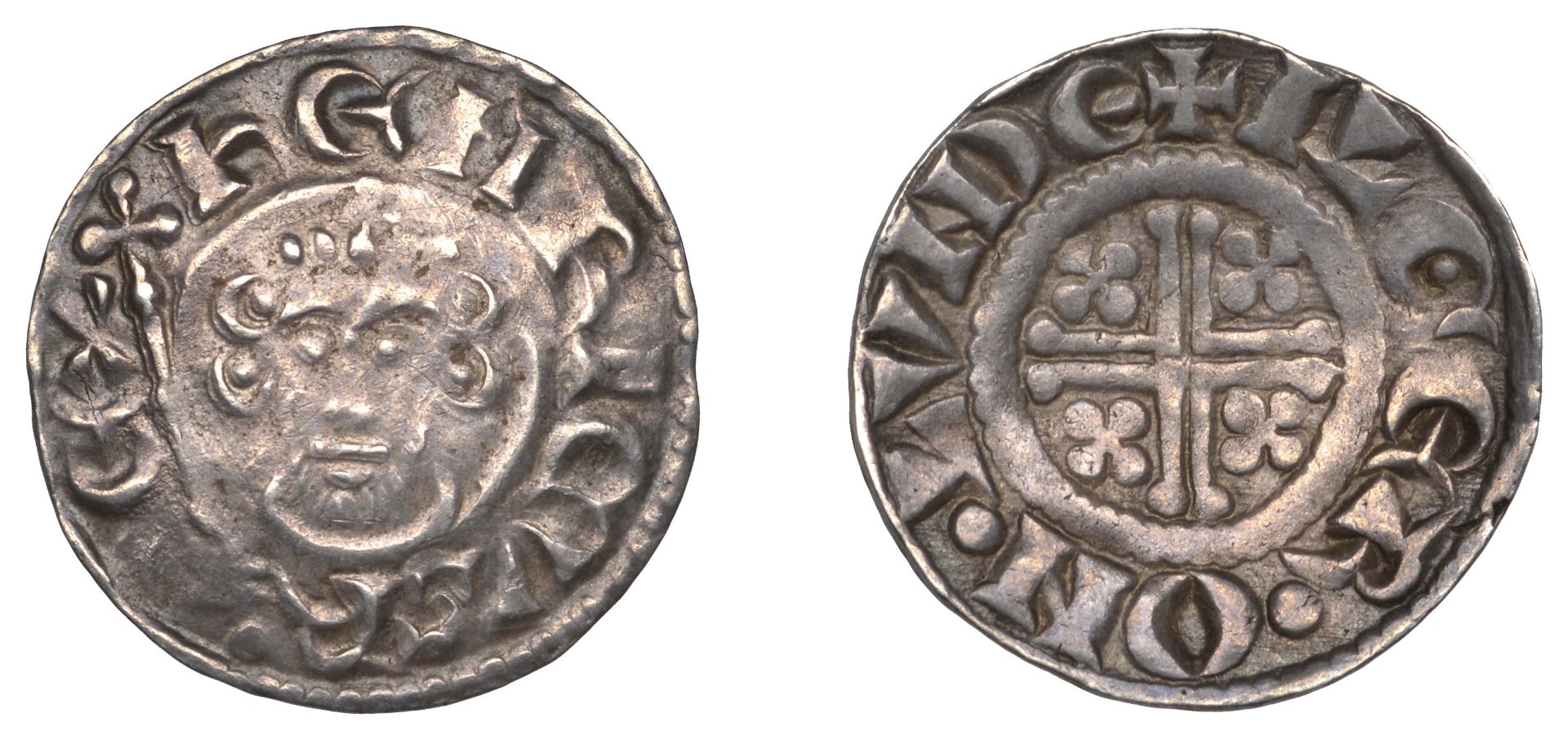 John (1199-1216), Penny, class Vc, London, Rauf, ravf Â· on Â· lvnde, 1.42g/9h (SCBI Mass 1693...