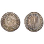 Elizabeth I (1558-1603), Third issue, Sixpence, 1562/1, mm. pheon, 3.01g/8h (N 1997; S 2561)...