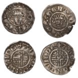 Henry III (1216-1272), Pennies (2), both London, Abel, class VIc, abelÂ· onÂ· lvnde, 1.34g/5h,...