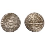 Edward III (1327-1377), Pre-Treaty period, Halfgroat, series E, York, mm. cross 2, 2.09g/12h...