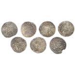 Henry III (1216-1272), Pennies (7), all class VIIc, Canterbury, Ioan Chic, ioan chic on c[a]...