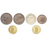 Jersey, States, Eighteen Pence, 1813 (Prid. 2); Victoria, Twenty-Sixth of a Shilling, 1844 (...