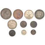 Miscellaneous, ESSEQUEBO & DEMARARY, George III, Stiver, 1813 (KM 10); FRENCH INDO-CHINA, 50...