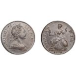 George III (1760-1820), Pre-1816 issues, Halfpenny, 1770 (BMC 893; S 3774). About extremely...