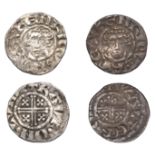 John (1199-1216), Pennies (2), both class VIa1, London, Rauf, ravf Â· on Â· lvnde, 1.39g/3h, W...