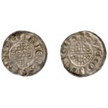 John (1199-1216), Penny, class Vb2, Lincoln, Hue, hve Â· on Â· nicol, 1.40g/6h (SCBI Mass 1530...