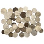 Italy, Assorted Italian coins in silver (10), base metal (40), mostly 20th century [50]. Var...
