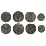 James I, Farthings (4), Harington (small size) and Lennox (3), various types and mintmarks [...
