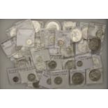 Mexico, Estados Unidos, 25 Pesos (9), 1968, Olympic Games; together with other silver coins...