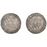 Henry VIII (1509-1547), Third coinage, Groat, York, no mm., bust 3, Lombardic lettering, ope...