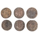 Charles I (1625-1649), Farthings (4), all Richmond type 2, mm. pellet-in-annulet, 0.65g/12h,...
