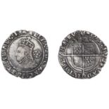 Elizabeth I (1558-1603), Sixth issue, Sixpence, 1595, mm. woolpack, 2.98g/9h (N 2015; S 2578...