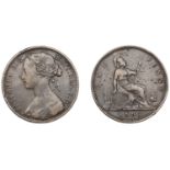 Victoria (1837-1901), Penny, 1861, dies Jf (Gouby M; Bamford 43; F 32; BMC 1645a; S 3954). F...