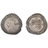 Charles II (1660-1685), Third Hammered issue, Halfcrown, mm. crown, reads mag br fr, 14.74g/...