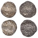 John (1199-1216), Pennies (2), both class VIb2, London, Abel, abel Â· on Â· lvnde, 1.33g/9h, 1...