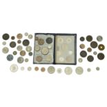 Miscellaneous, Assorted coins of Czechoslovakia (5), Denmark (13), Finland (2), Iceland (5),...