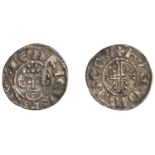 John (1199-1216), Penny, class Vb, Lincoln, Hue, hve on nicol, 1.39g/6h (SCBI Mass 1530; N 9...