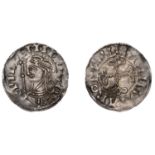 William I (1066-1087), Penny, Profile Left type [BMC I], Wallingford, BeorhtmÃ¦r, britmar on...