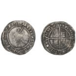 Elizabeth I (1558-1603), Third issue, Sixpence, 1571, mm. castle, 2.93g/2h (N 1997; S 2562)....